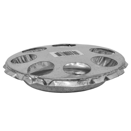 7 Hole Galvanized Chick Feeder