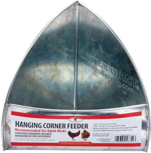 Corner Hanging Feeder Galvanized - Image 3